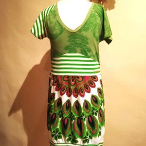 Desigual Girls Colorful Tie-Back Dress - 9/10